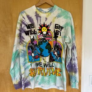 Online Ceramics Tie Dye Grateful Dead Long Sleeve We Will Get By Size Me…